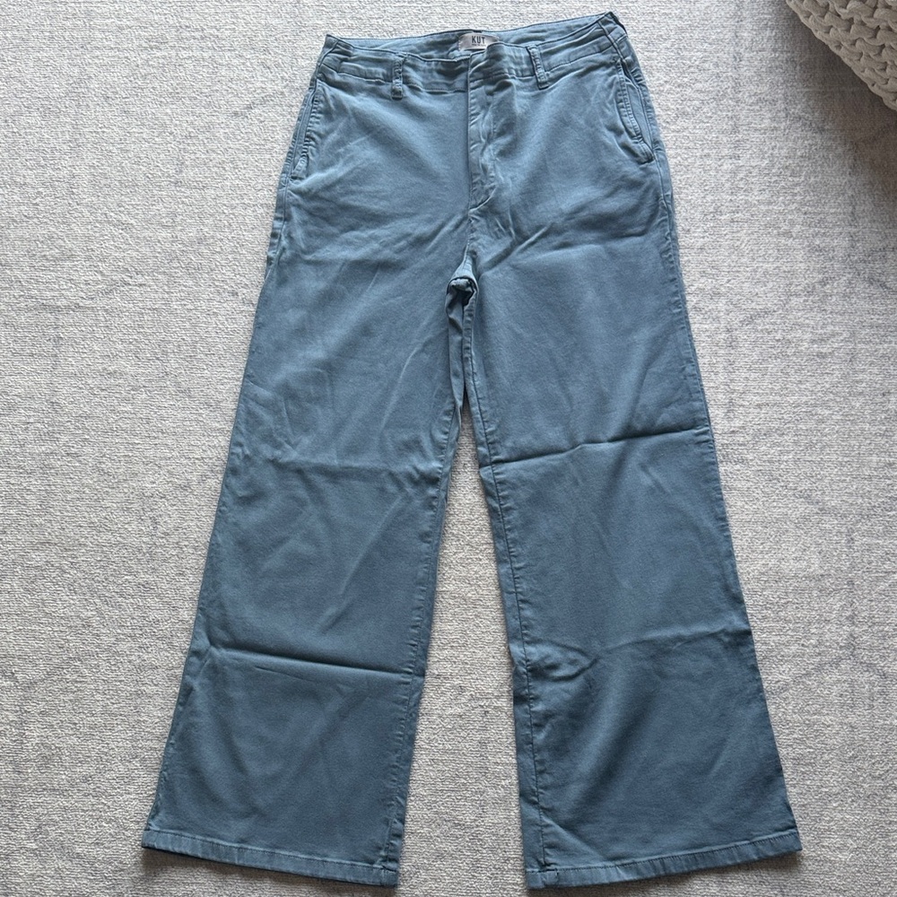 Kut from the Cloth Meg Wide Leg Blue Pants